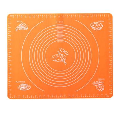 China Factory Sustainable Supply Large Non-Slip Silicone Pastry Rolling Mat With Measurements for sale