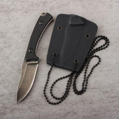 China 2021 New Arrival High Quality Hot Selling Amazon Kydex Sheath Pocket Collar Knife Portable for sale