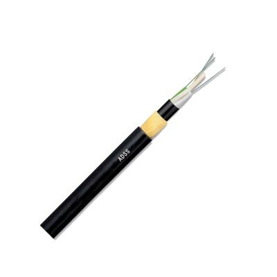 China FTTH LSZH PVC Outdoor Black Fiber Optic Optic Core G652D G657A1 G675A2 48 Core Core ADSS Outdoor ADSS Fiber Optic Self-supporting Cable for sale