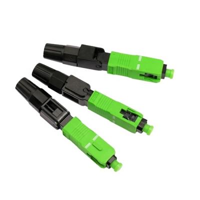 China Ftth Field Assembly Indoor Ftth Ftth Fiber Optic Cable Singlemode Fast Connector SC UPC APC Fast Connector Foac for sale