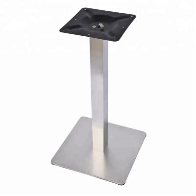 China Regular Furniture Spares Adjust Stainless Steel Pedestal Dining Table Base For Granite Top for sale