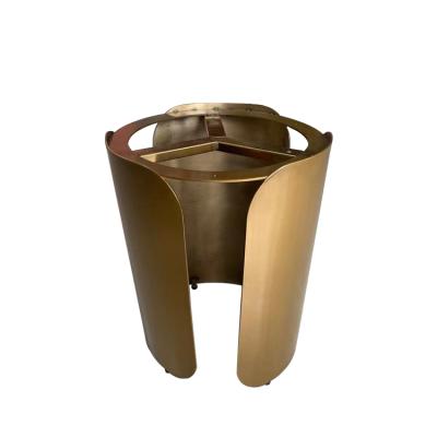 China Regular Color Steel Modern Furniture Legs Gold Color Steel Table Leg Table Chair Sofa Legs for sale