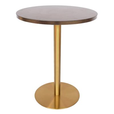 China Modern Factory Round Stainless Steel Table Base Gold Table Leg Coffee Table Frame for sale