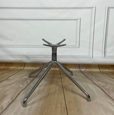 China Good Price Traditional Four Star Polished Aluminum Alloy Chair Legs Base For Sale for sale