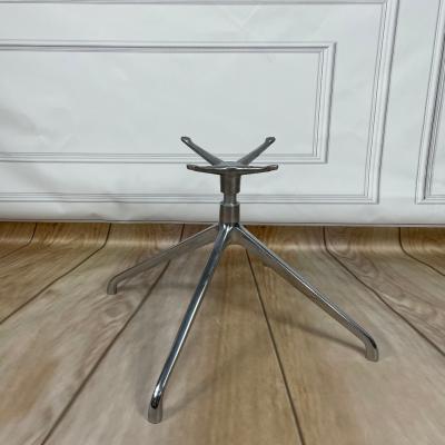 China Good Price Traditional Four Star Polished Aluminum Alloy Chair Legs Base For Sale for sale