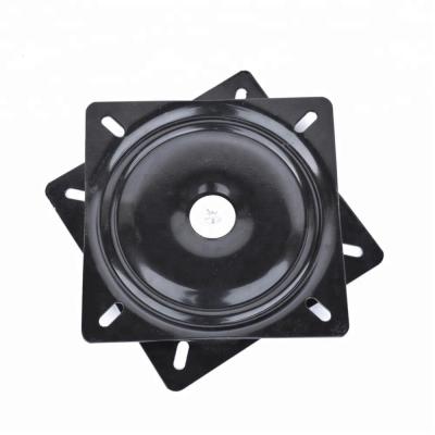 China Rotate 360 ​​degree new susan black lazy swivel plate 360 ​​degree rotation iron free swivel plate wholesale goods for sale