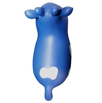 China Non-toxic Inflatable Jumping Milk Cow, Hopper Jumping Animal Bouncer, Animated Toy Horse for sale