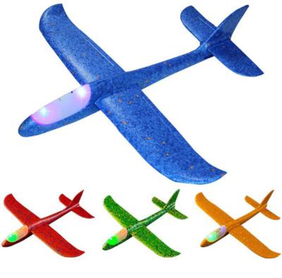 China DIY Educational Toy Set Toys 2022 Children Foam Plane 36cm Mini Throwing Plane Flying Glider Sports Games Foam Launch Flat Plane Toys Flat Model for sale