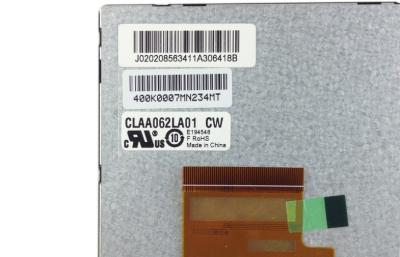 中国 CLAA062LA01CW の耐久財および塵は CPT LCD のパネル 6 の時 RGB 800×480 を検査します 販売のため