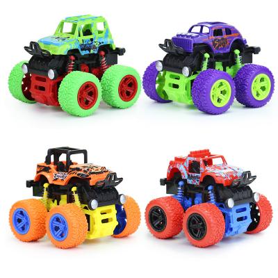 China Diecast Toy Hot Selling Four Wheel 360 Degree Rotation Inertial Driving Stunt Car Boy Inertial Car Toy for sale