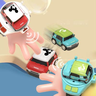 China Die-casting 2.4G Rechargeable Remote Control Car Mini Watch Car Cute Cartoon Toy Hot Electronic RC Car for sale