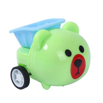 China Toy Best Sale Popular Pull Back Car Cartoon Diecast Engineering Small Pull Back Car For Kids for sale