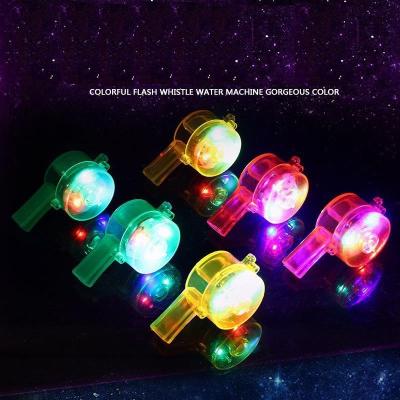 China Led Flasher Toys Part Wholesale Atmosphere Supplies Children Luminous Toys Around The Glowing Whistle Encouraging Flasher Whistle for sale