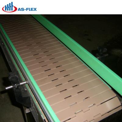 China Customized Heat Resistant Universal Plastic Table / Flat Surface Chain Conveyor for sale