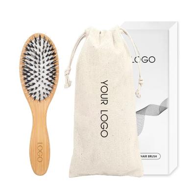 China Eco-friendly New Arrival Private Label Natural Bamboo Hair Extension Wig Brush Disposable For Extensions for sale