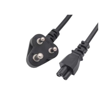 China Electrical Home Appliance South Africa 3 Pin Plug 250V Power Cord For Laptop India Plug for sale