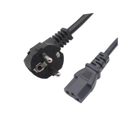 China High Quality Electric Home Appliance EU Power Cord Pin Plug 250V Power Cord For Computer EU Plug for sale