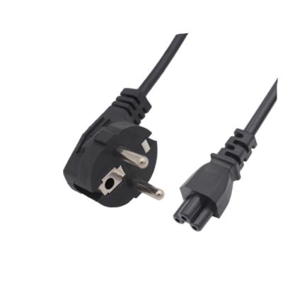 China High Quality 2pin Electrical Adapter Laptop Power Cord EU Plug 250V Power Cord For Laptop EU Plug for sale