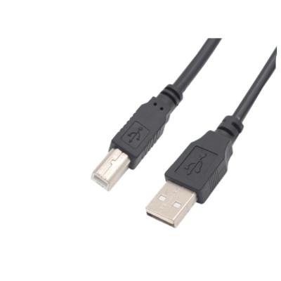 China Black High Quality Cheap Data Transmission Printer Cable Type A Male 1.5m USB 2.0 Data To Type B Male USB 2.0 Cable For Printer for sale