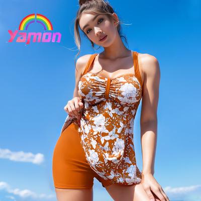 China Plus Size 2023 Summer Custom Logo Print Bikini Swimwear One Piece Swimwear For Women for sale