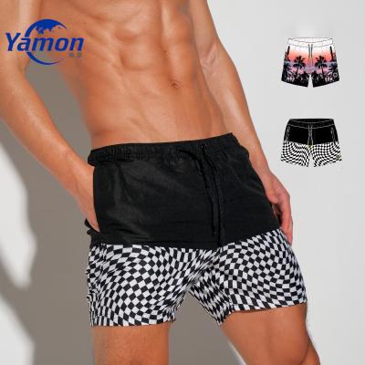 China Anti-Wrinkle High Quality Beach Shorts Custom Logo Men's Beach Shorts Mens Swim Trunks for sale