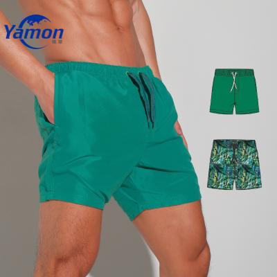 China Custom Logo Mens Beach Shorts Anti-Wrinkle Transparent Swim Trunks Custom Made Swim Trunks for sale