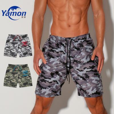 China Customizable Anti-Wrinkle Designer Swim Trunks Men Beach Shorts Men Custom Logo Waterproof for sale