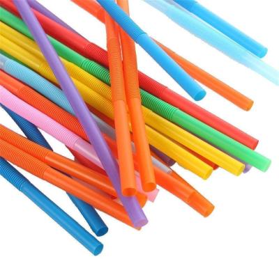 China Mid Century Modern 6*260mm Drinking Straw For Any Event Or Parties To Put 5 Color To Choose Long Straw Ready To Go for sale