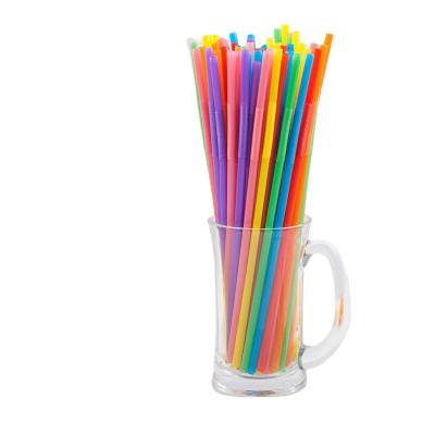 China Mid Century Modern Disposable Drinking Straw Ideal For Any Event Or Parties To Don 5 Color To Choose Long Straw for sale