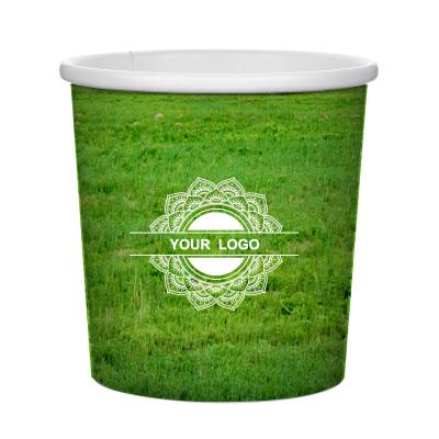 China Disposable Unique Design Soup Cup Smoothie Disposable Paper Cup for sale