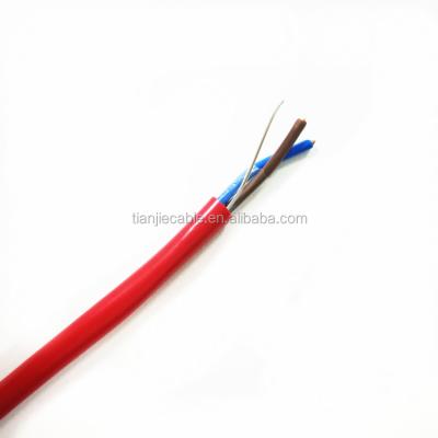 China Security System TIANJIE-2C 1.5mm2 Solid Red Copper FPLR Saudi Arabia CMR PVC Fire Alarm Cable For Security System for sale