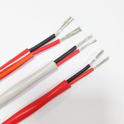 China Security System Fire Alarm Cable 2C 1.25mm2 Wire Tinned Unshielded Red Copper Wire PVC Fire Alarm Cable for sale