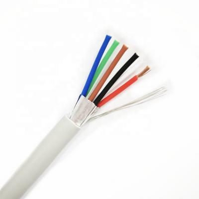 China The 20 copper cores of A.W.G. 4 Stranded Bare Copper Multi Cores Shielded PVC Jacket Security Alarm Cables for sale