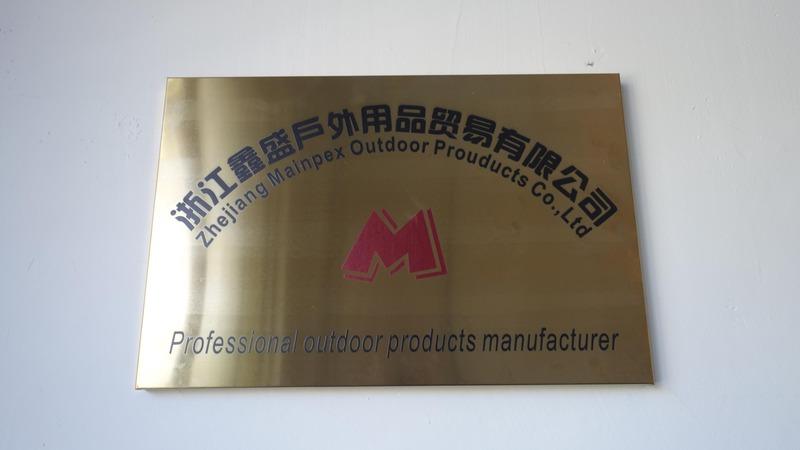 Verified China supplier - Zhejiang Mainpex Outdoor Products Co., Ltd.