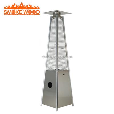 China Stocked Cheap Outdoor Glass Tube Pyramid Gas Patio Heater for sale