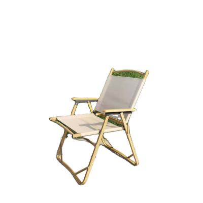 China Simpleme Modern Outdoor Portable Picnic Canvas Foldable Camping Aluminum Beach Chair for sale