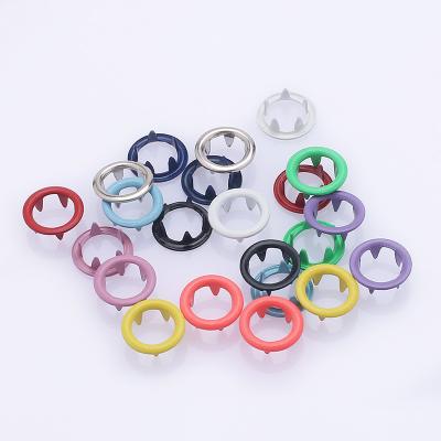 China Other 4pcs Metal Snap Button 9.5mm Double Sided Snap Fastener Garment Accessories For Clothing for sale