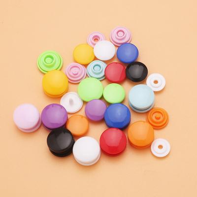 China Sustainable High Quality Colorful Plastic Snap Button Garment Accessories For Clothing for sale