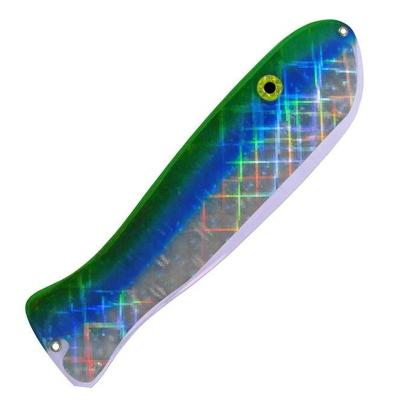 China Plastic Yousya Classic Salmon Fish Shape Paddle Trolling Diver board Fishing Lure UV Flasher Great  Lakes Series for sale