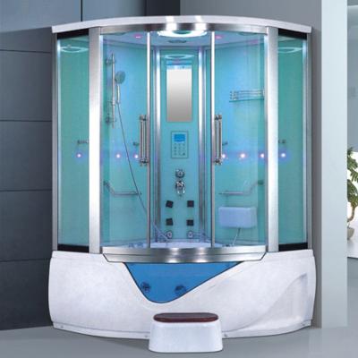 China Modern Steam Shower Whirlpool Bathtub Fiberglass Steam Room Water Boiler Bath for sale