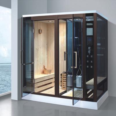 China Computer control panel for sale backyard combination bath shower steam sauna personal master room for sale