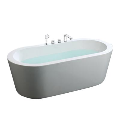 China Bachelor Free Acrylic Low Price Bathroom Ellipse Bathtub Single Acrylic Soaking Repair for sale