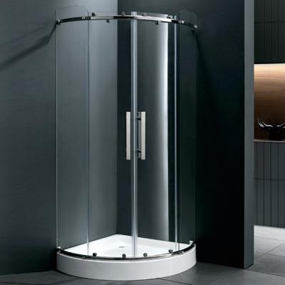 China Modern Corner Shower Enclosure Fiberglass Walk In Showers Slides 10mm Glass Shower Enclosures for sale