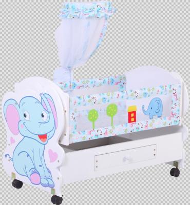 China Traditional baby woodon swinging baby bed for 1-5 years old baby for sale