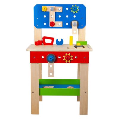 China Tool Toys Workbench Cheap Custom Wholesale High Quality Toy Product Diy Workbench Toy for sale