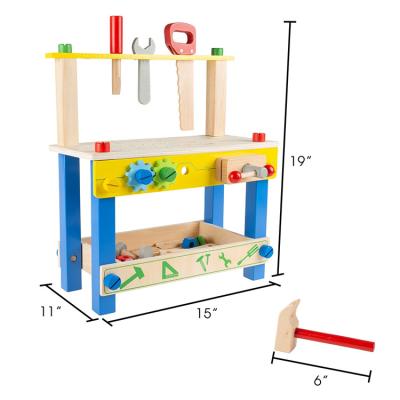 China Tool Toys Kids Machine Bench Wooden Toys For Wholesale Learning Wooden Toys From China Famous Supplier for sale