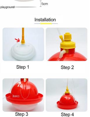 China Chicken Automatic Waterer Drinker Plasson Bell Drinker Goose Duck Chicken Drinker for sale