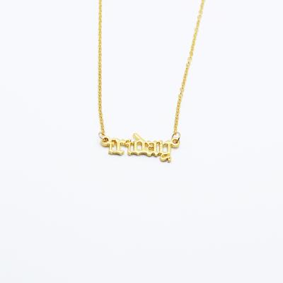 China advance & Nickel Free Hot Selling Gold Plated Week Chain Necklace Necklace In Week Design for sale