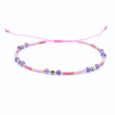 China New Arrival TRENDY Fashion Jewelry Seed Beads Woven Bracelet for sale