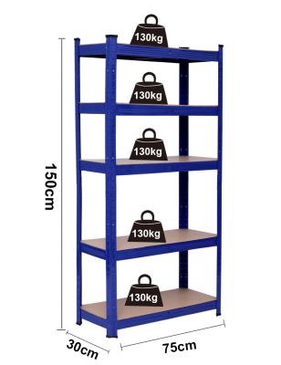 China Corrosion Protection KINDE Display Rack Shelving Storage Shelving Adjustable Boltless Metal Racking Shelves 875KG for sale